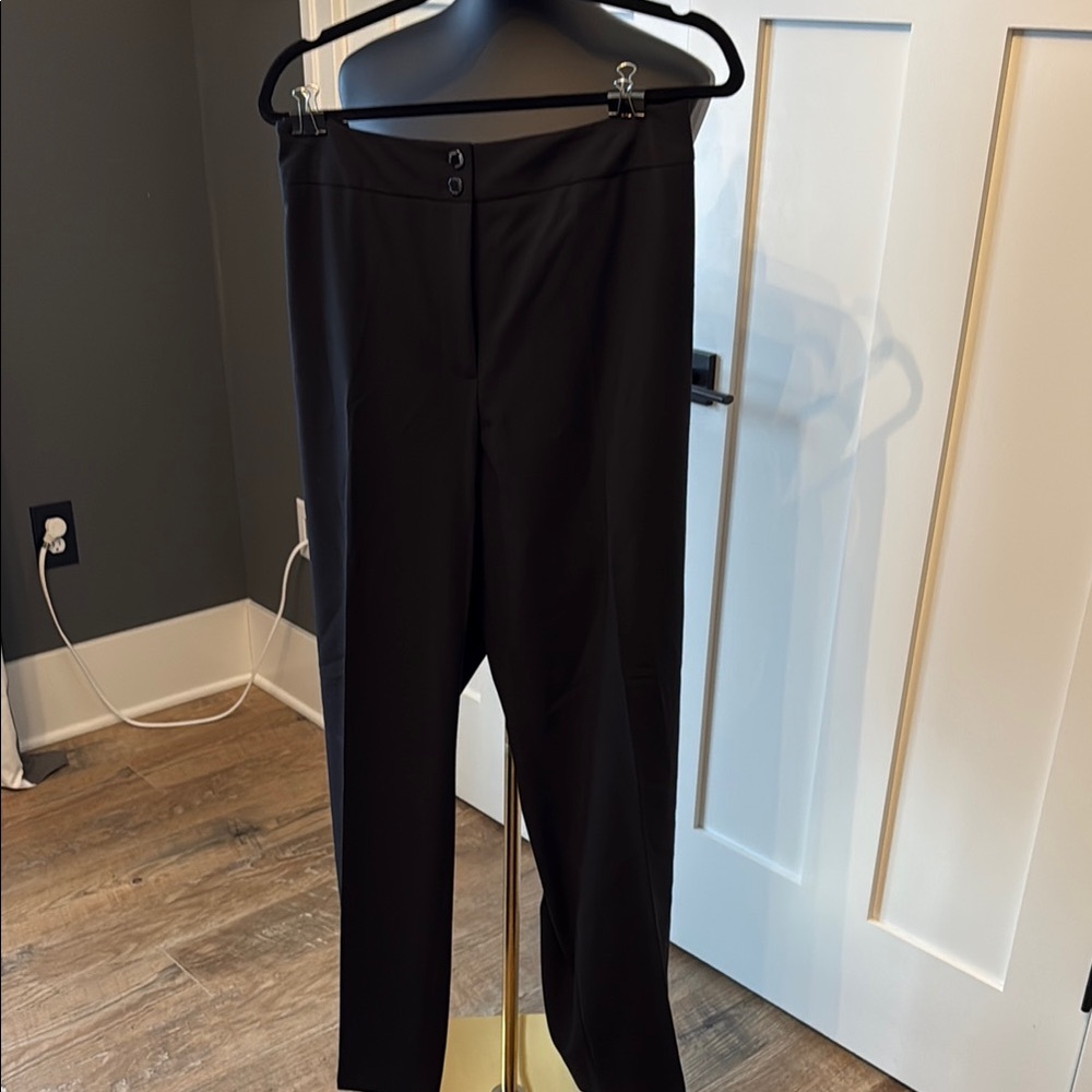 Chic Black Women's Straight Leg Pants